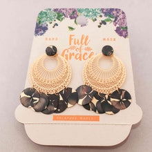 Cargar imagen en el visor de la galería, Arete herraje troquelado circular