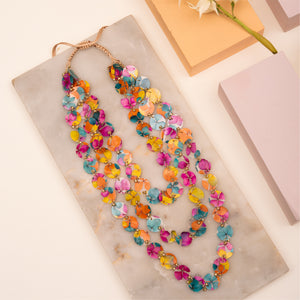 Collar primavera 3 capas transparente