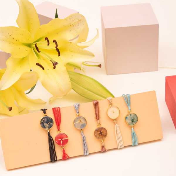 Pulsera miyuki tejida 5 filas