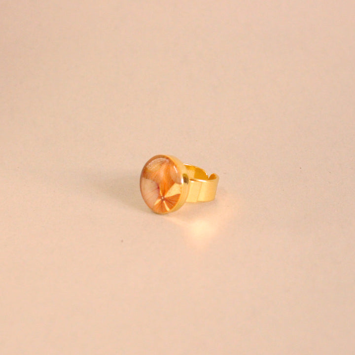 Anillos con flores naturales. Producto 100% hecho a mano. Una joya de la flora colombiana.