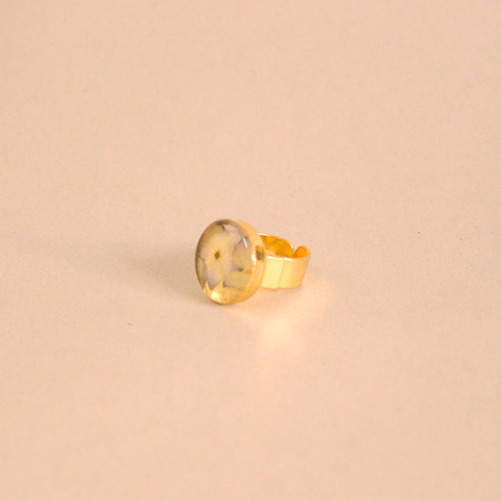 Anillos con flores naturales. Producto 100% hecho a mano. Una joya de la flora colombiana.