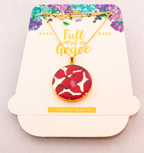 Collar circular con caja - Grande