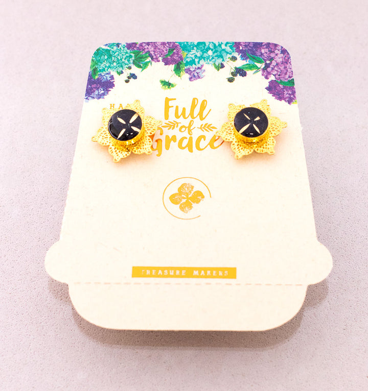 Aretes con flores naturales. Producto 100% hecho a mano. Una joya de la flora colombiana.